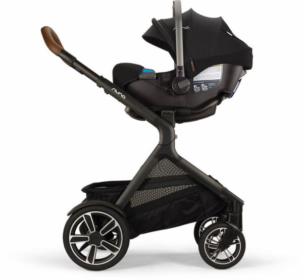 Nuna DEMI Next Stroller with Rider Board + PIPA Aire RX Travel System Bundle - Caviar - Image 4