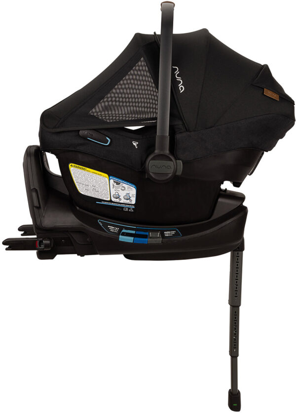 Nuna DEMI Next Twin Double Stroller with Rider Board + PIPA Aire RX Travel System Bundle - Caviar - Image 7