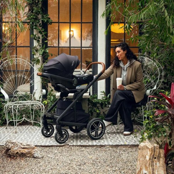 Nuna MIXX Next with Magnetic Buckle + PIPA Aire RX Travel System (One Box) - Caviar - Image 7