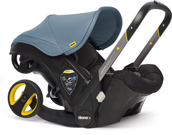 Doona+ Infant Car Seat & Stroller - Ocean Blue - Image 3