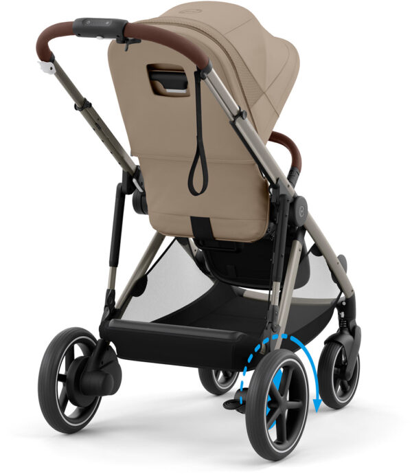 Cybex eGazelle S Electronic Assist Stroller - Taupe Frame / Almond Beige - Image 5