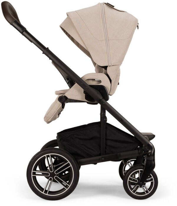 Nuna MIXX Next with Magnetic Buckle + PIPA RX Travel System Bundle - Biscotti / Caviar - Image 3