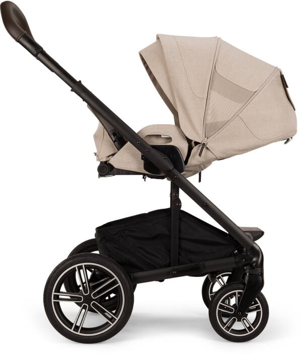 Nuna MIXX Next with Magnetic Buckle + PIPA RX Travel System Bundle - Biscotti / Caviar - Image 5