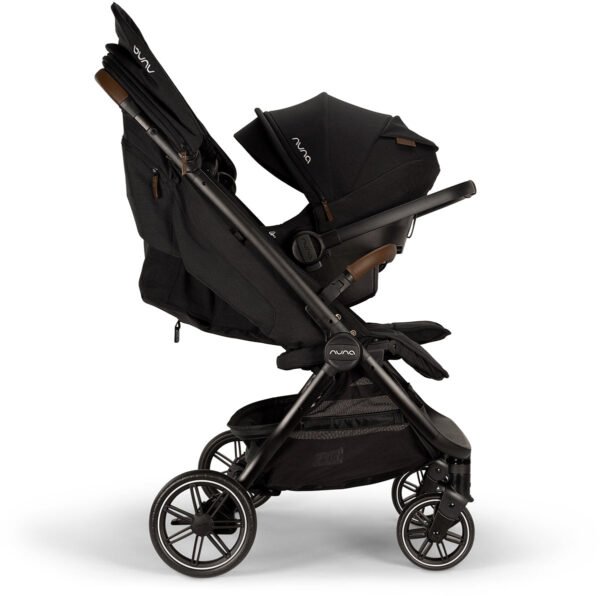 Nuna TRVL dubl + PIPA Aire RX Travel System Bundle - Caviar / Caviar - Image 2