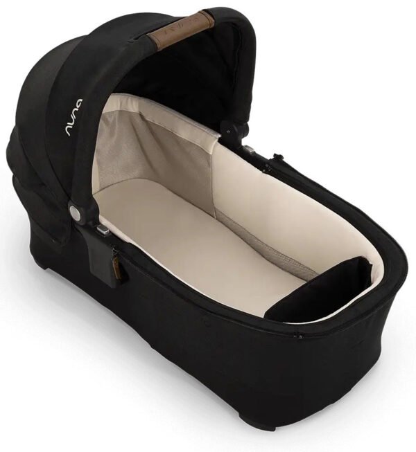 Nuna SWIV Stroller + LYTL Bassinet Bundle - Acorn / Caviar - Image 5
