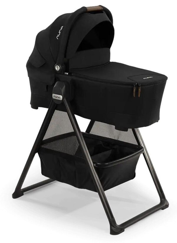 Nuna SWIV Stroller + LYTL Bassinet Bundle - Chai / Caviar - Image 4