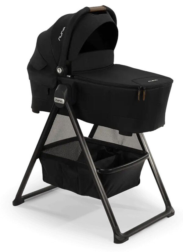 Nuna SWIV Stroller + LYTL Bassinet Bundle - Granite / Caviar - Image 4