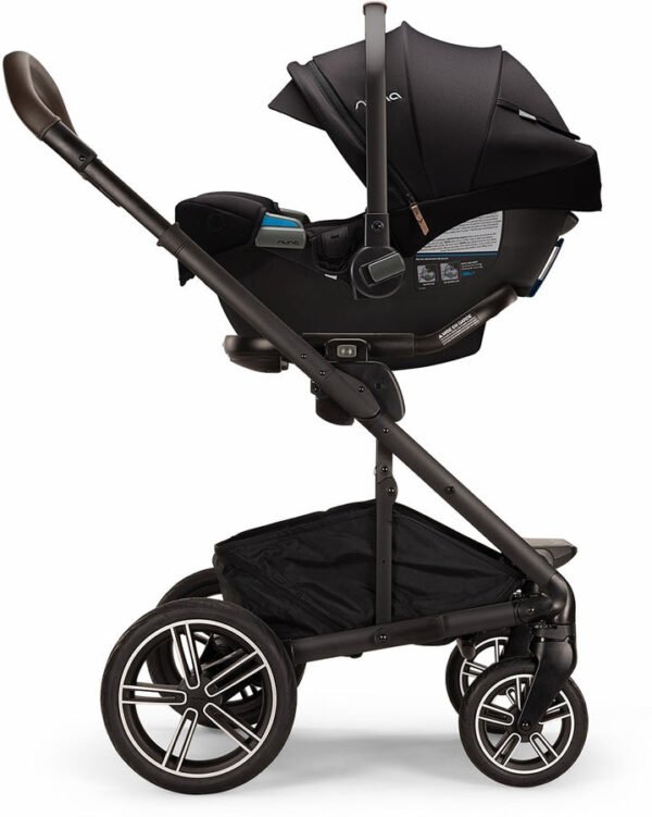 Nuna MIXX Next with Magnetic Buckle + PIPA Aire RX Travel System Bundle - Biscotti / Biscotti - Image 4