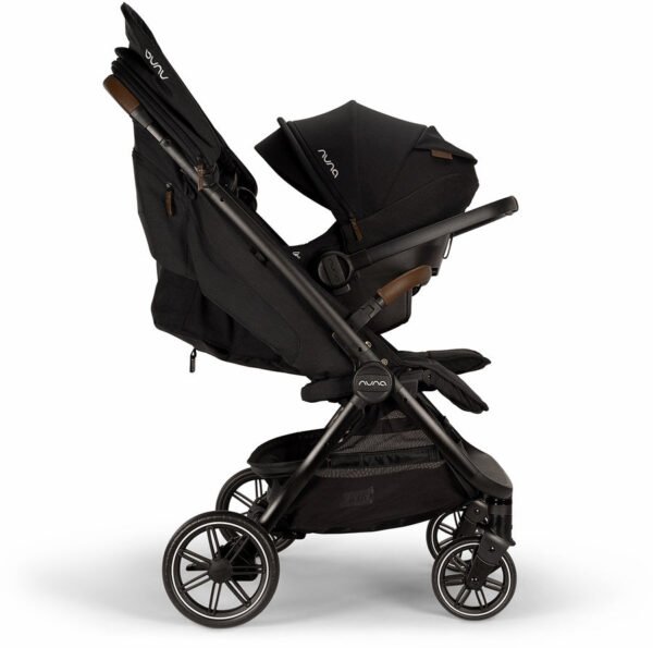 Nuna TRVL dubl + PIPA RX Travel System Bundle - Cedar / Caviar - Image 4