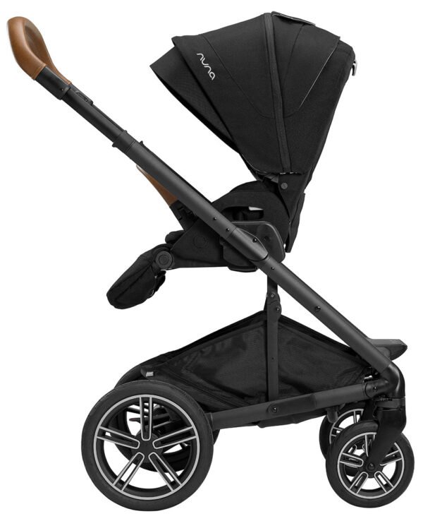 Nuna MIXX Next Stroller + Bassinet with Stand Bundle - Caviar - Image 4
