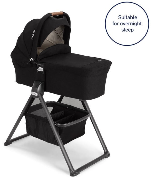Nuna MIXX Next Stroller + Bassinet with Stand Bundle - Caviar - Image 2