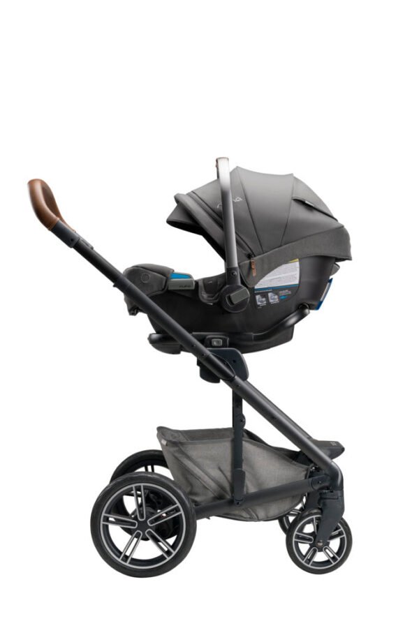 Nuna MIXX Next with Magnetic Buckle + Pipa RX Infant Car Seat Travel System Bundle - Granite - Image 3