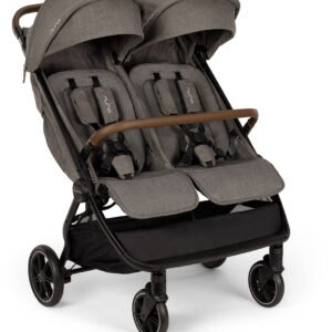 Nuna TRVL dubl Lightweight Side by Side Double Stroller - Granite