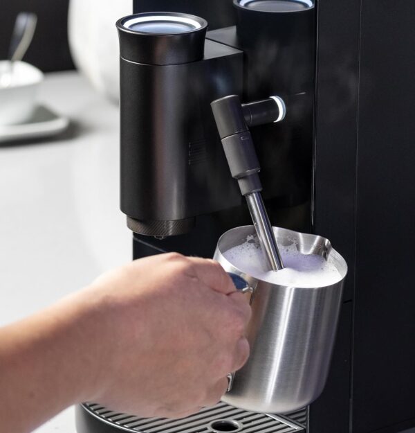 GE Automatic Espresso Machine + Milk Frother | Brew in 90 Seconds | 20 Bar Pump Pressure for Balanced Extraction | Five Adjustable Grind Size Levels | WiFi Connected for Customization | Black - Image 5