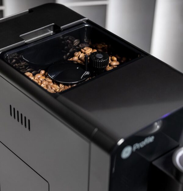 GE Automatic Espresso Machine + Milk Frother | Brew in 90 Seconds | 20 Bar Pump Pressure for Balanced Extraction | Five Adjustable Grind Size Levels | WiFi Connected for Customization | Black - Image 3