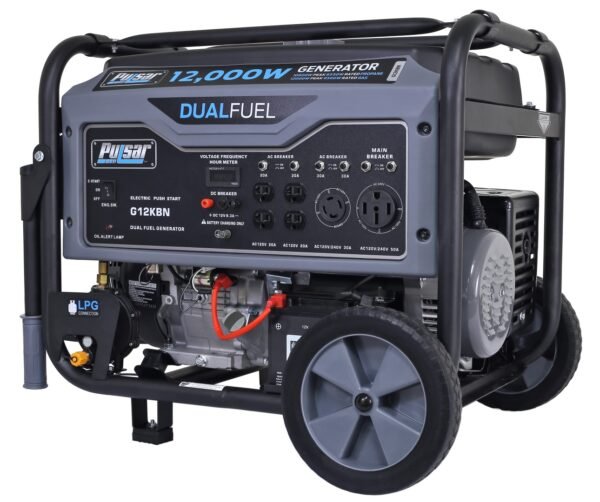 Pulsar 12,000W Dual Fuel Portable Generator with Electric Start - Image 5