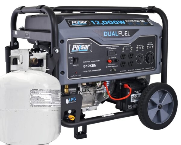 Pulsar 12,000W Dual Fuel Portable Generator with Electric Start - Image 7