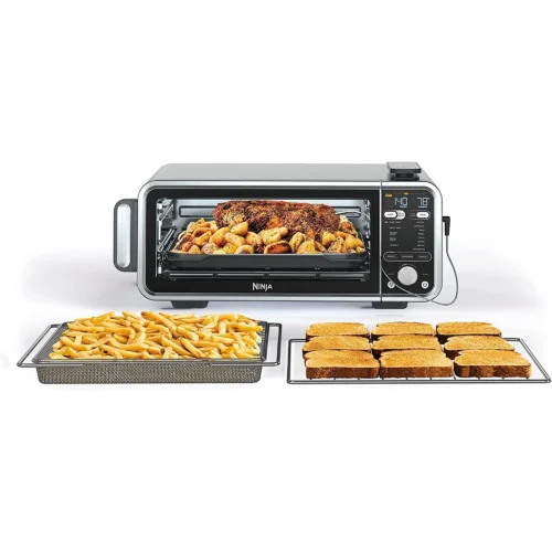 Ninja SP351 Foodi Smart 13-in-1 Dual Heat Air Fry Countertop Oven Silver