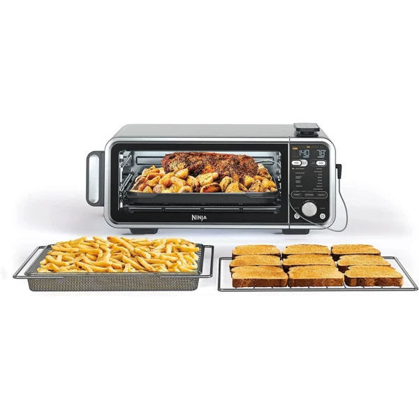 Ninja SP351 Foodi Smart 13-in-1 Dual Heat Air Fry Countertop Oven Silver