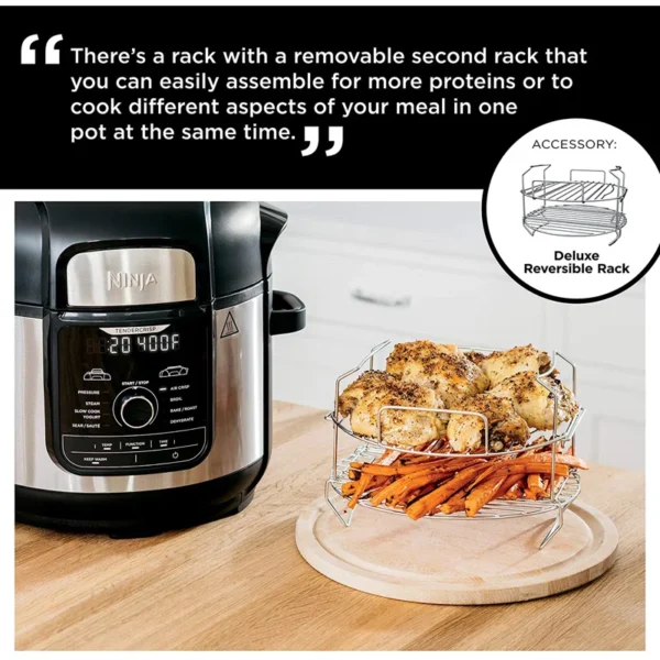 Ninja Foodi 9-in-1 8-Quart Deluxe XL Pressure Cooker & Air Fryer - Image 7