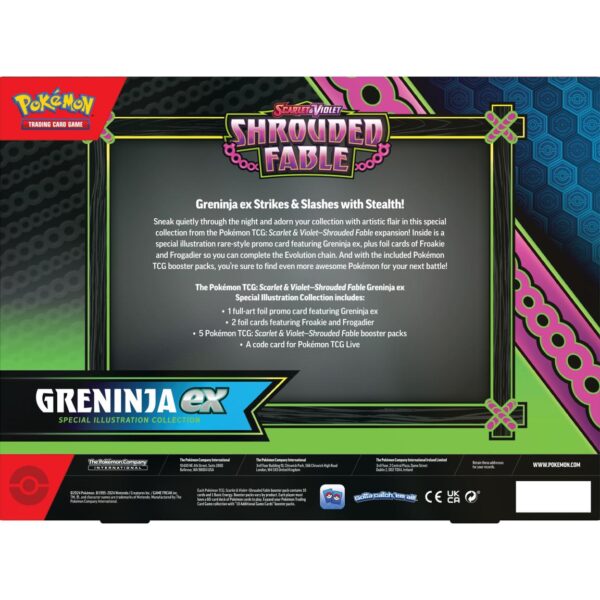 Pokemon Scarlet & Violet Shrouded Fable Kingdra/Greninja EX Special Illustration Collection - Image 7