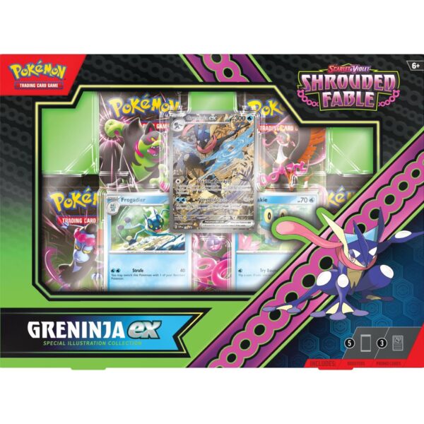 Pokemon Scarlet & Violet Shrouded Fable Kingdra/Greninja EX Special Illustration Collection - Image 9