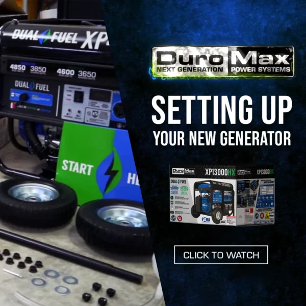DuroMax XP5500HX 5,500 Watt Dual Fuel Portable HX Generator w/ CO Alert - Image 8