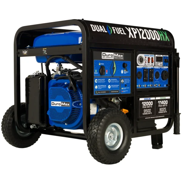 DuroMax XP12000HX 12,000 Watt Dual Fuel Portable HX Generator w/ CO Alert - Image 2
