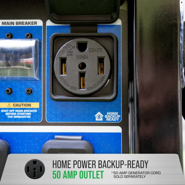 DuroMax XP15000HX 15,000 Watt Electric Start Dual Fuel Portable Generator - Image 6