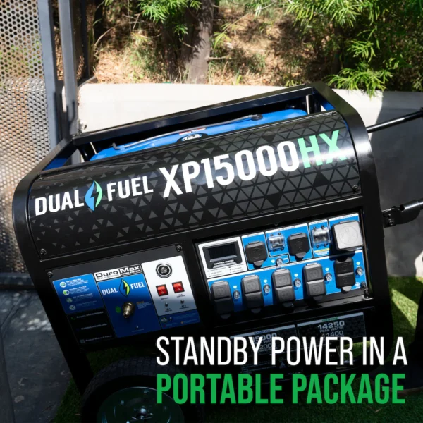 DuroMax XP15000HX 15,000 Watt Electric Start Dual Fuel Portable Generator - Image 8