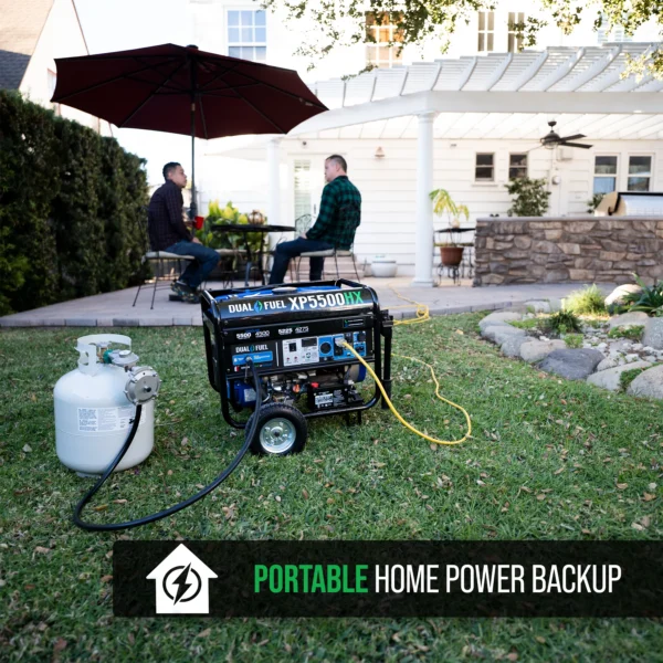 DuroMax XP5500HX 5,500 Watt Dual Fuel Portable HX Generator w/ CO Alert - Image 10