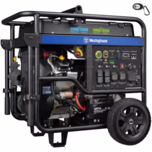 Westinghouse WGen12000DF 713 CC Ultra-Duty Dual Fuel Portable Generator with Electric / Recoil / Remote Start - 12,000 / 15,000W
