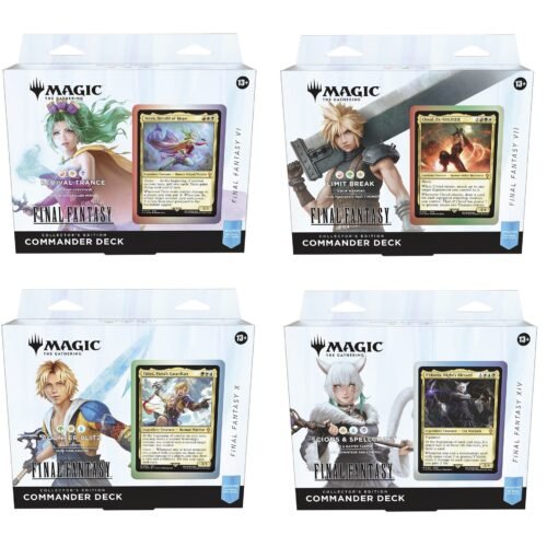 MTG FINAL FANTASY Commander Decks -Set of 4- (Collector’s Edition)