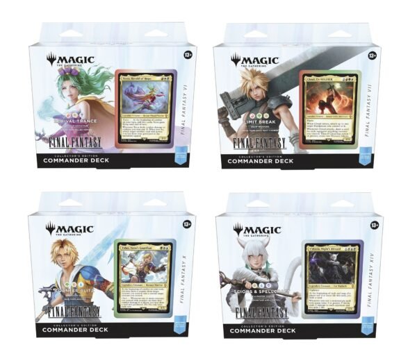 MTG FINAL FANTASY Commander Decks -Set of 4- (Collector's Edition)